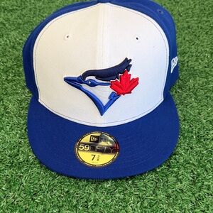 New Era Toronto Blue Jays 59Fifty Fitted Hats Size 7 3/8 NEW